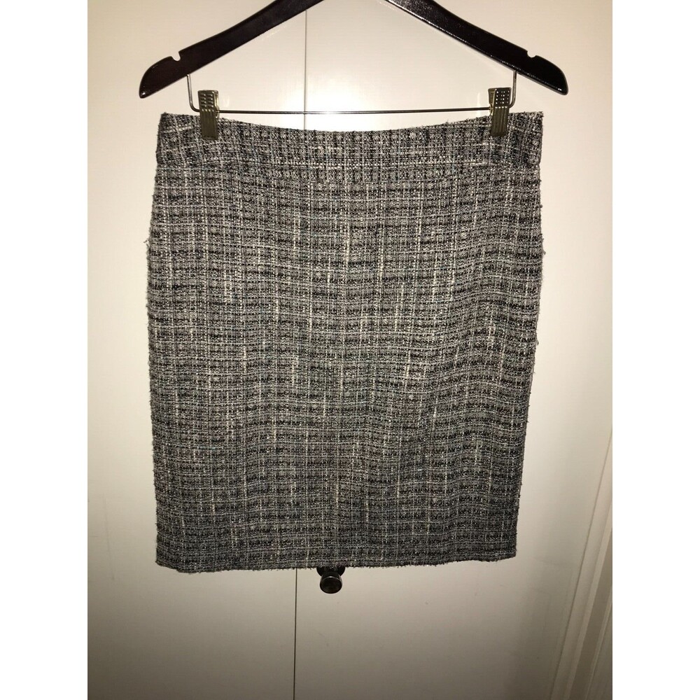 Ann Taylor Size 10 Skirt Women Multicolor Gray Regular Fit  Size 32 x 21